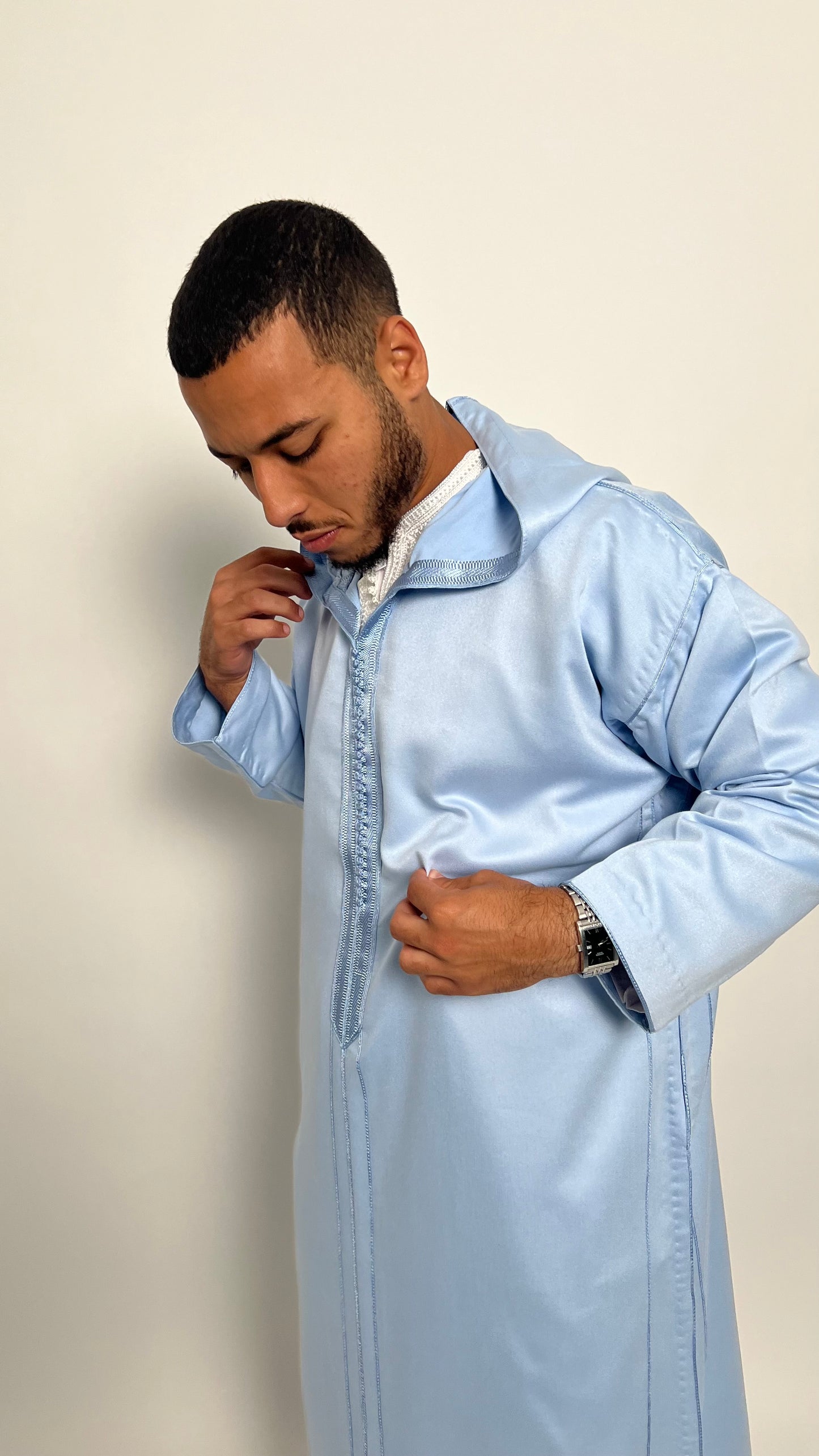 Powder Blue 2 Piece Premium Djellaba
