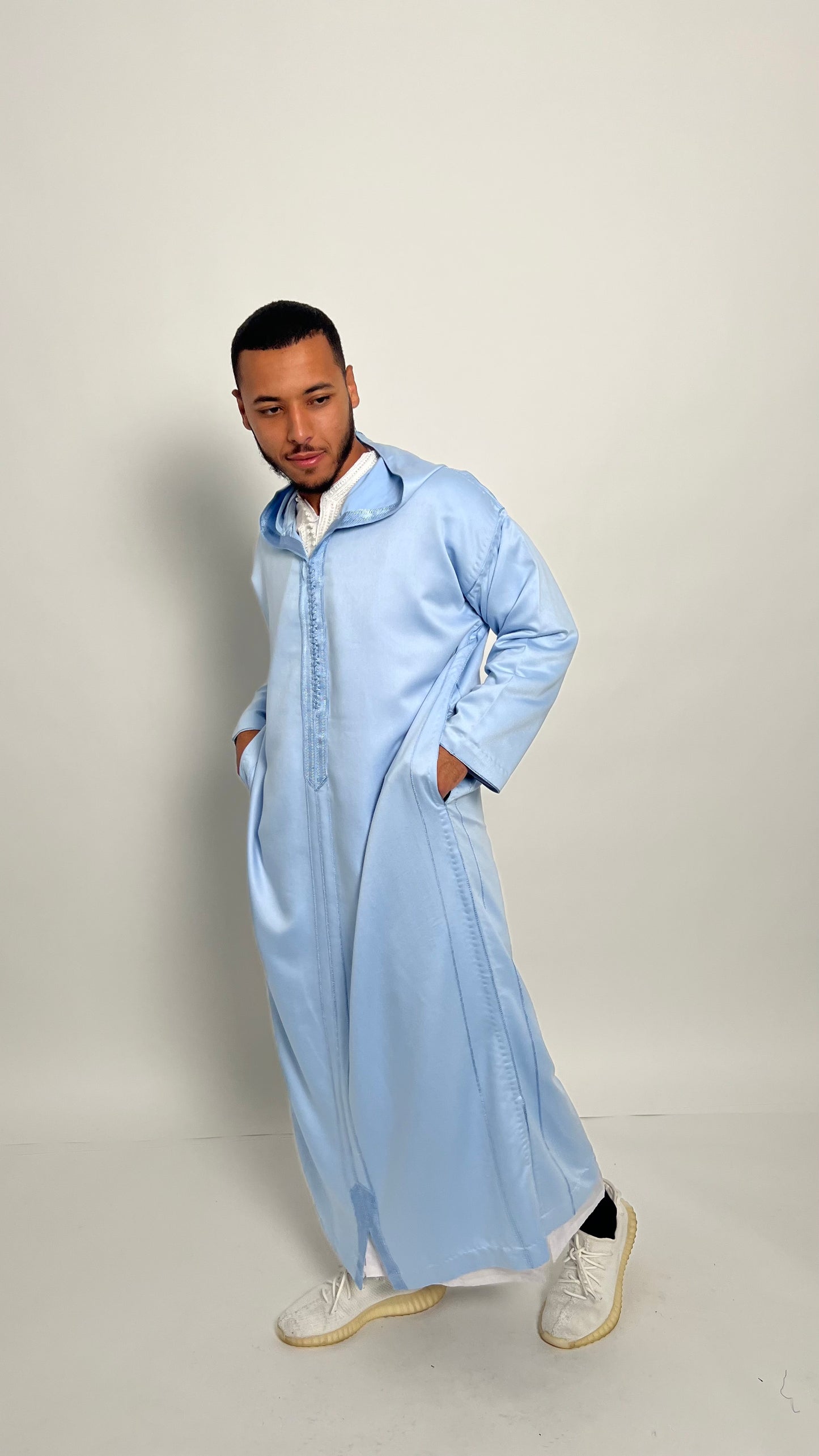 Powder Blue 2 Piece Premium Djellaba