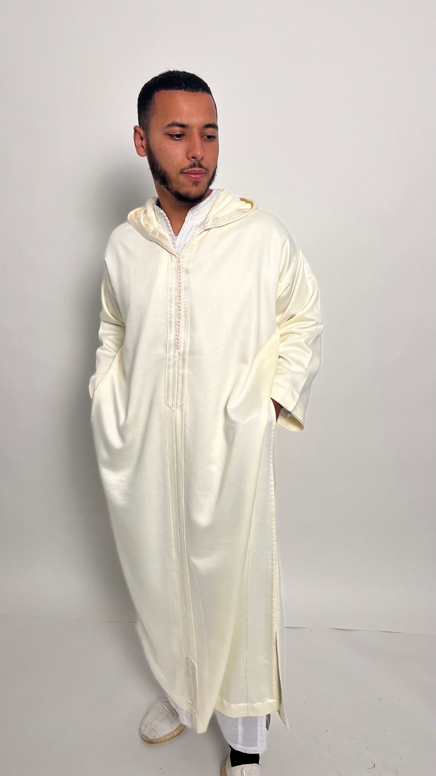 Pure White 2 Piece Premium Djellaba