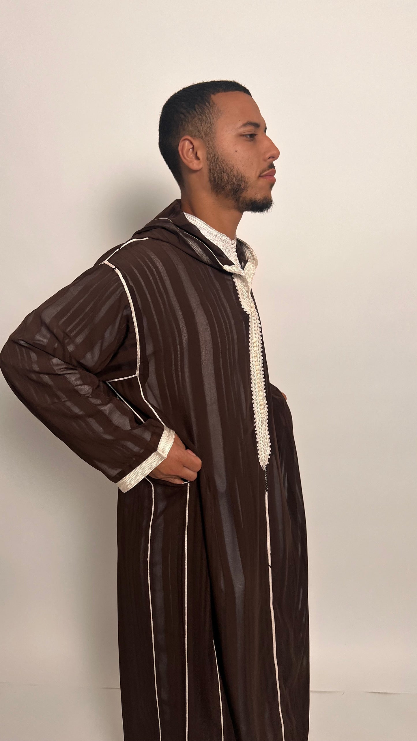 Hazelnut Brown 2 Piece Luxury Djellaba