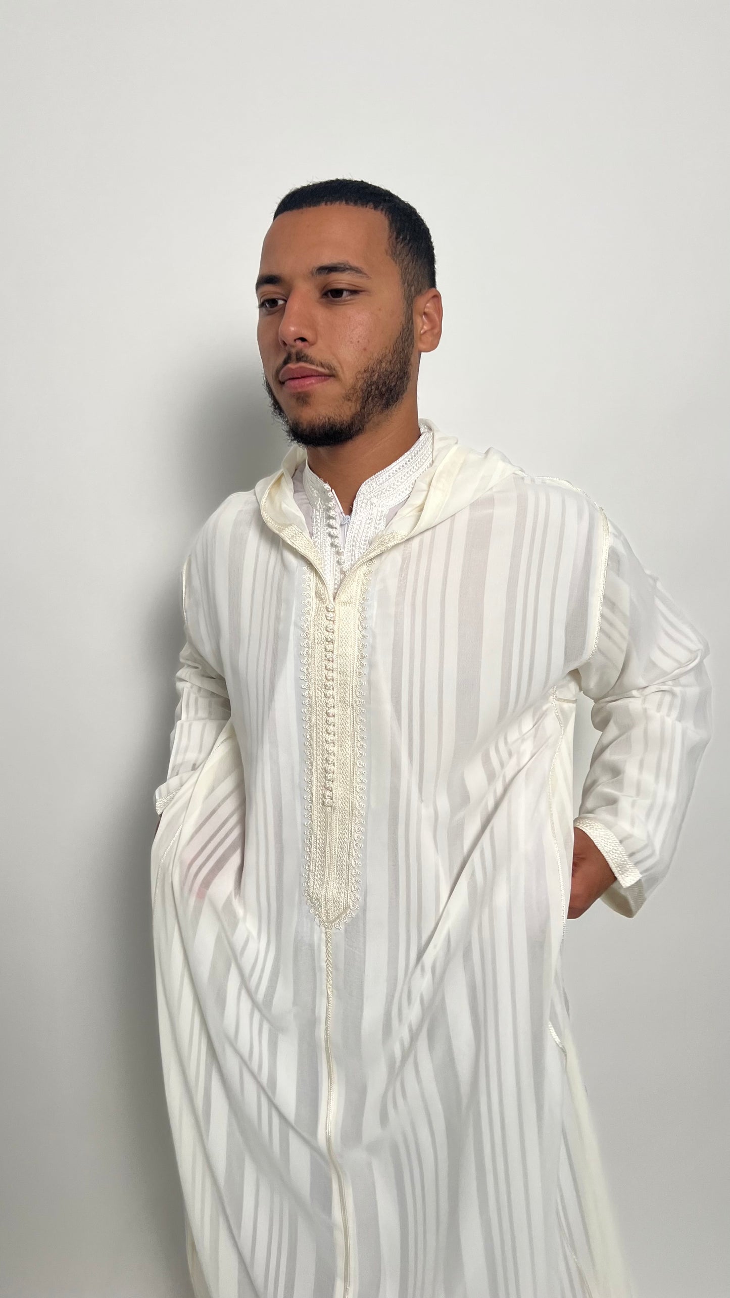 Pure White Luxury 2 Piece Djellaba