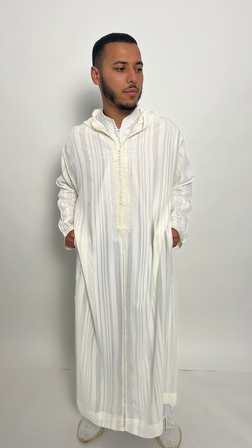 Pure White Luxury 1 Piece Djellaba