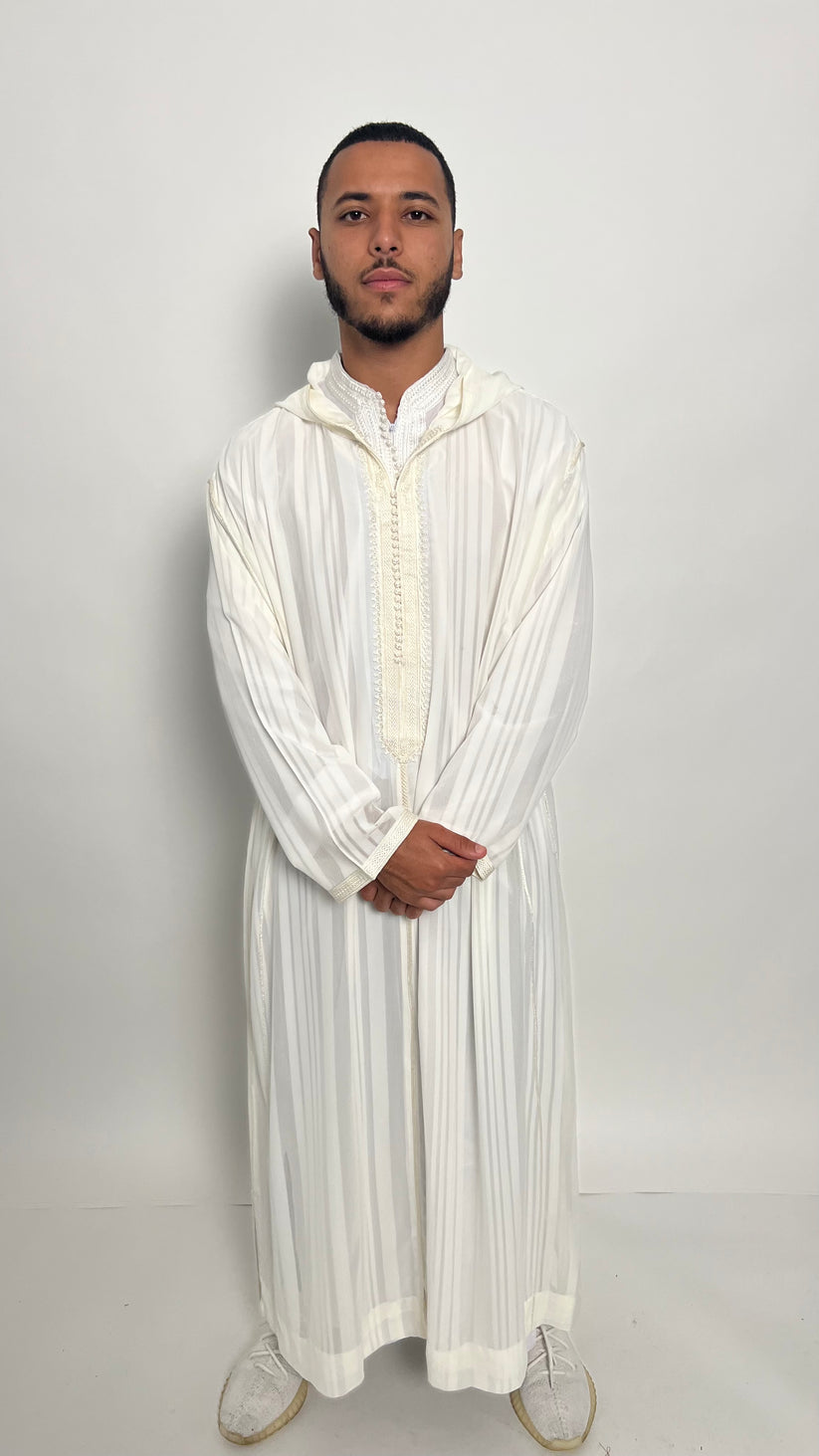 Pure White Luxury 1 Piece Djellaba