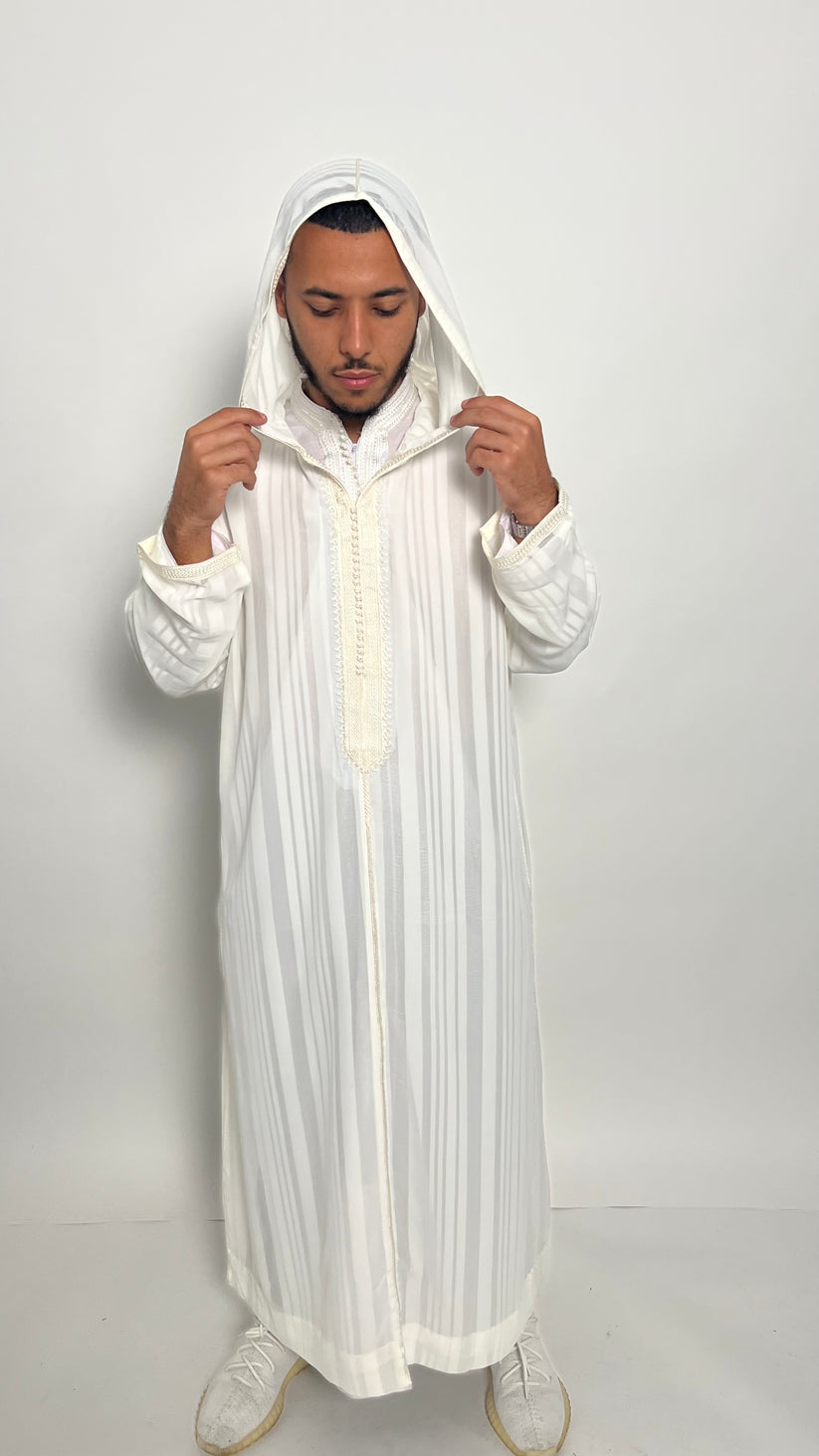 Pure White Luxury 1 Piece Djellaba