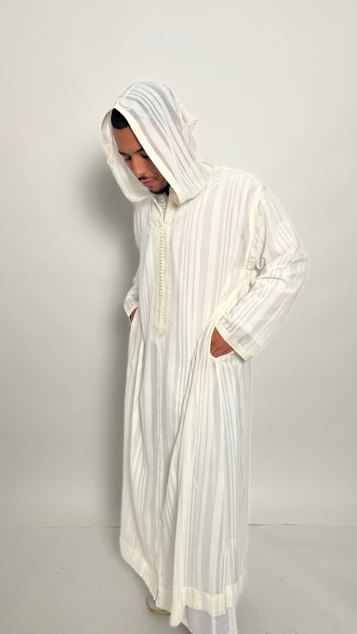 Pure White Luxury 2 Piece Djellaba