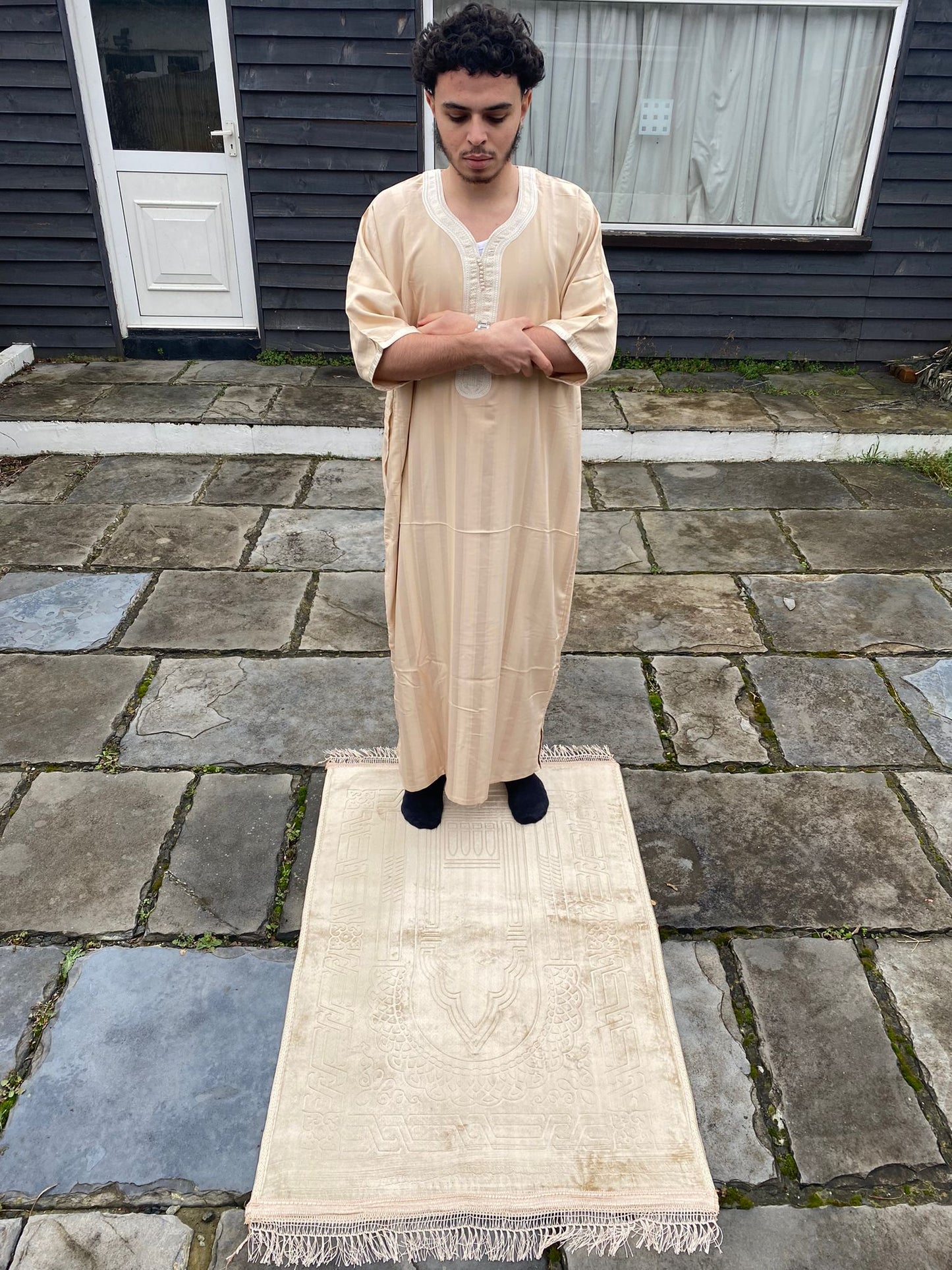 Golden Dust Distraction-free Prayer Rug