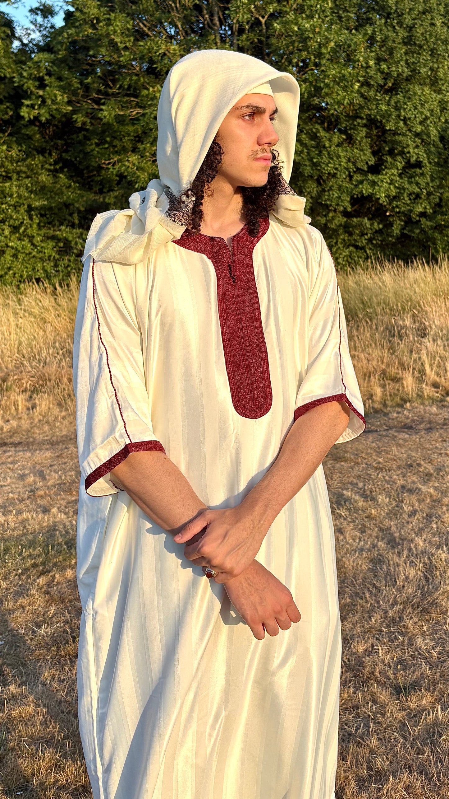 Satin Moroccan Thobe