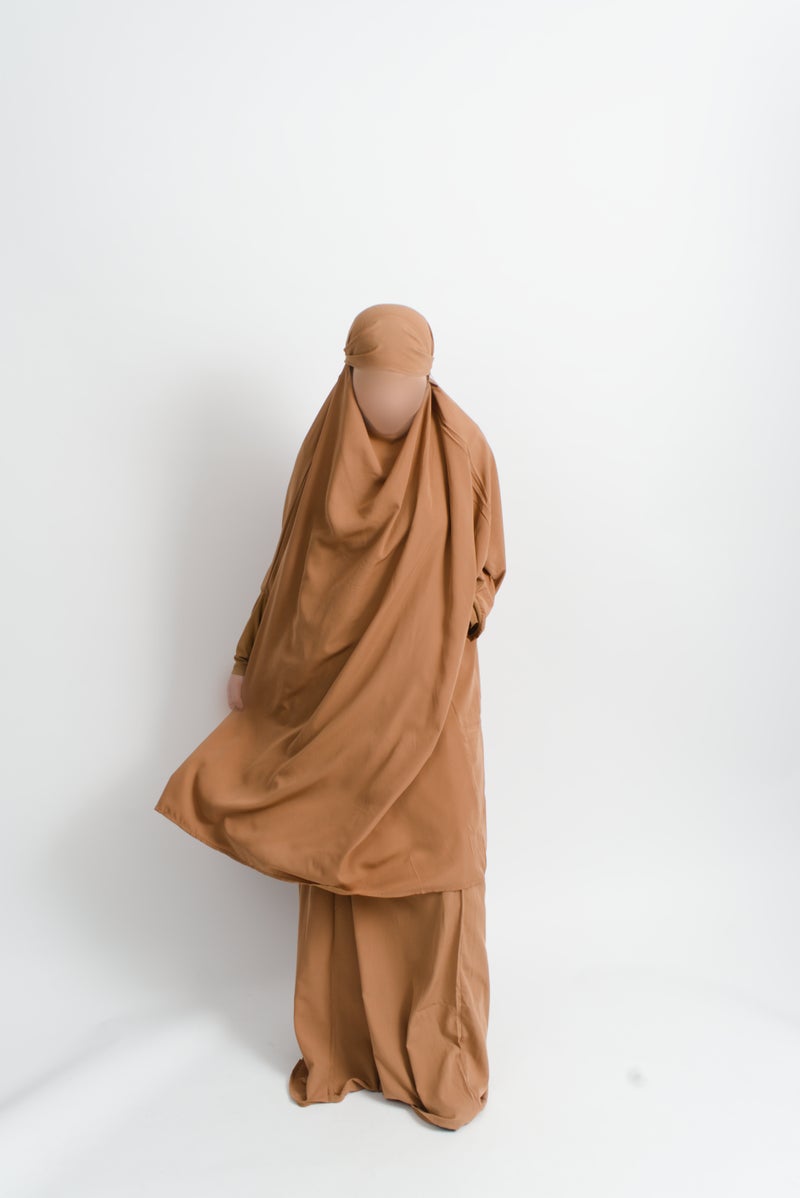 Honey Beige 2 Piece Jilbab