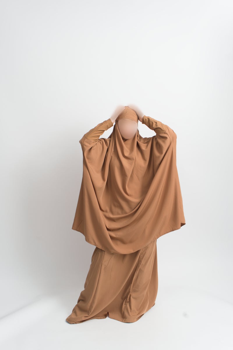 Honey Beige 2 Piece Jilbab
