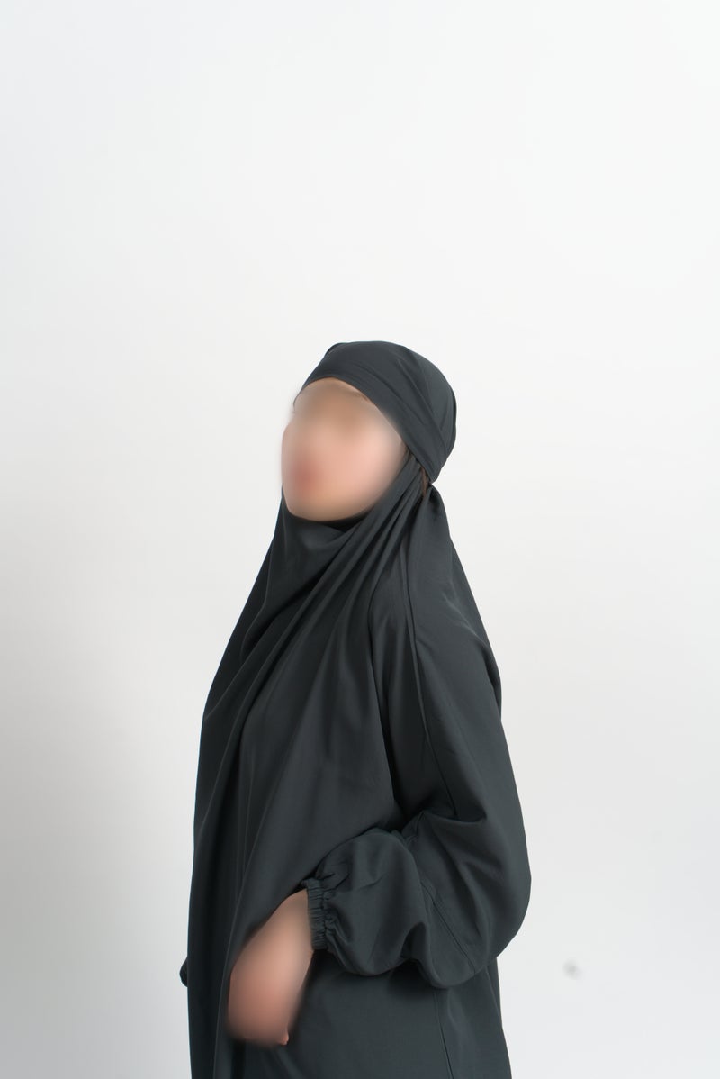 Stone Grey 1 Piece Jilbab