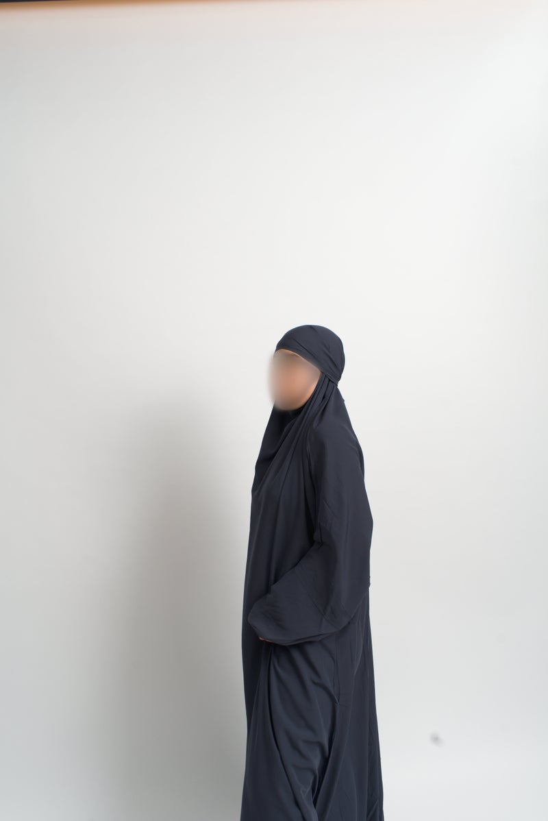 Charcoal Grey 1 Piece Jilbab