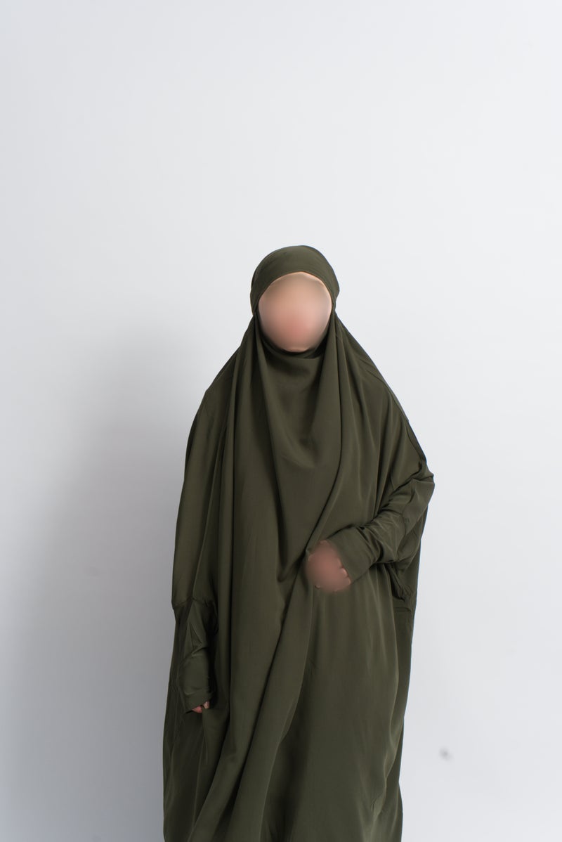 Khaki 2 Piece Jilbab