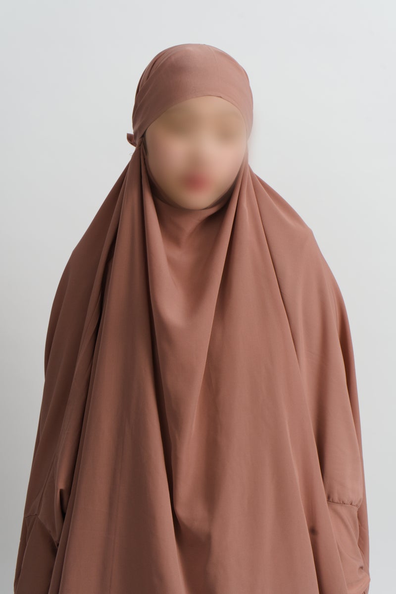 Off-Pink 2 Piece Jilbab