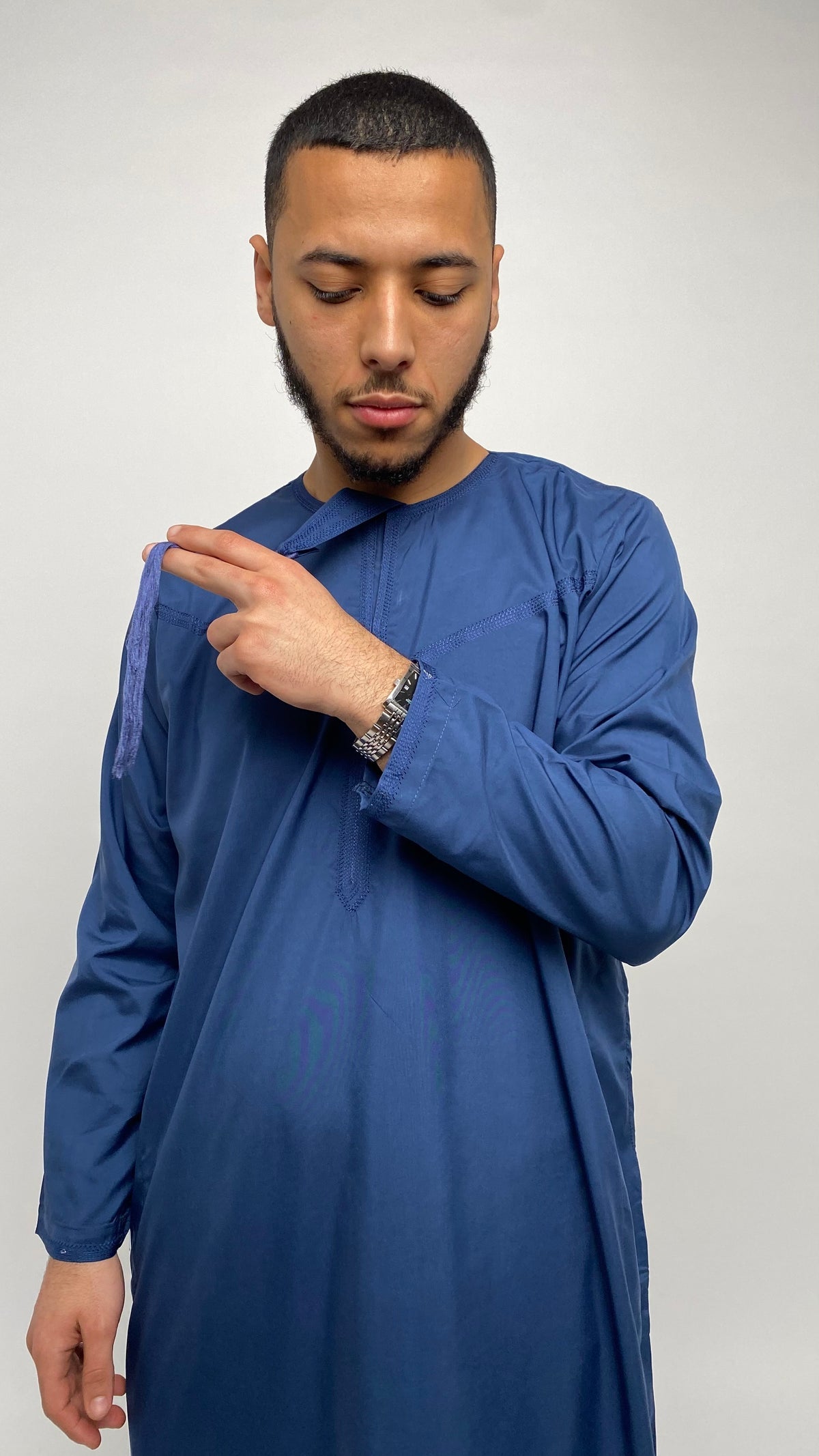 Royal Blue Emirati Thobe