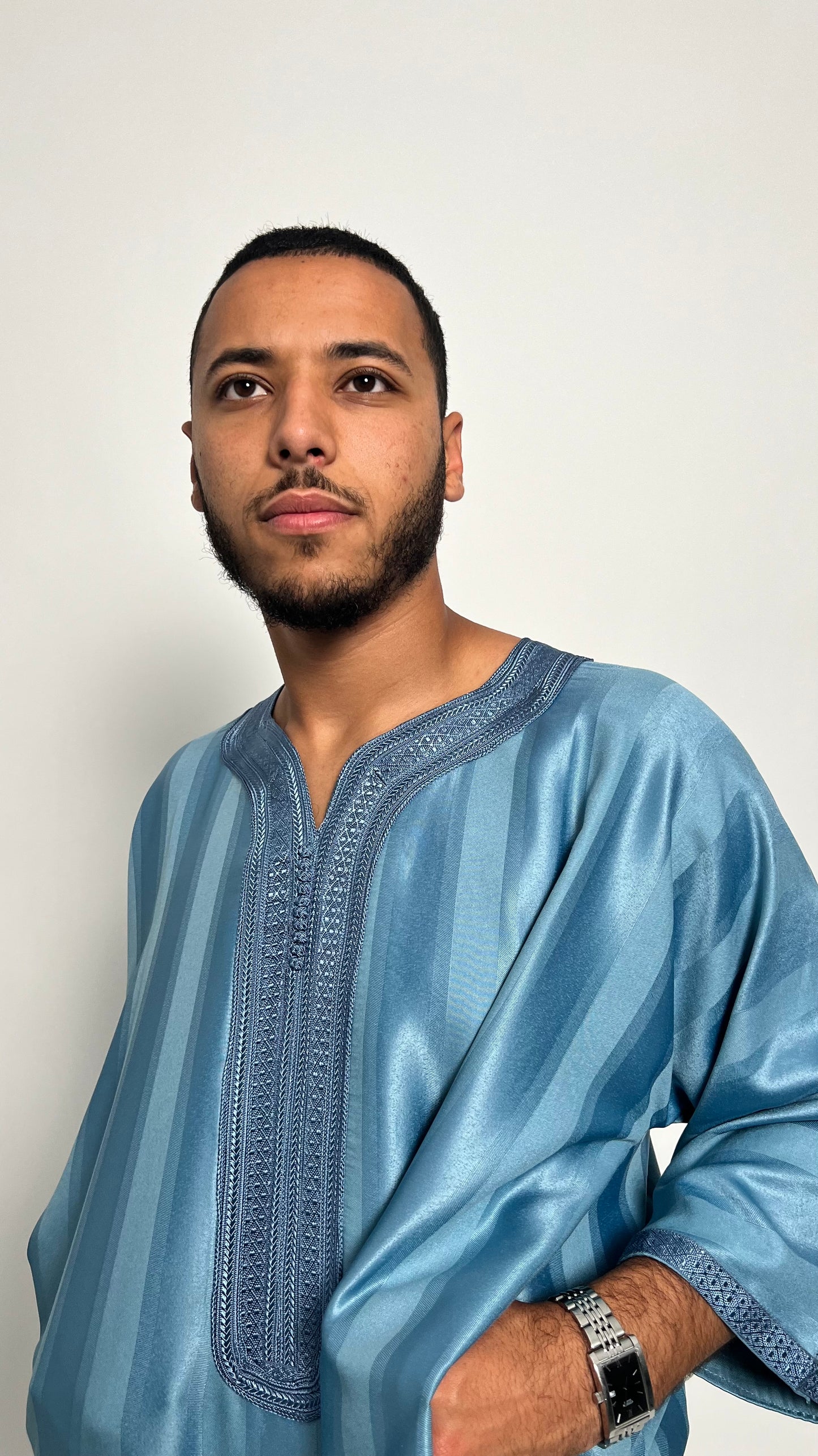 Turquoise Moroccan Thobe