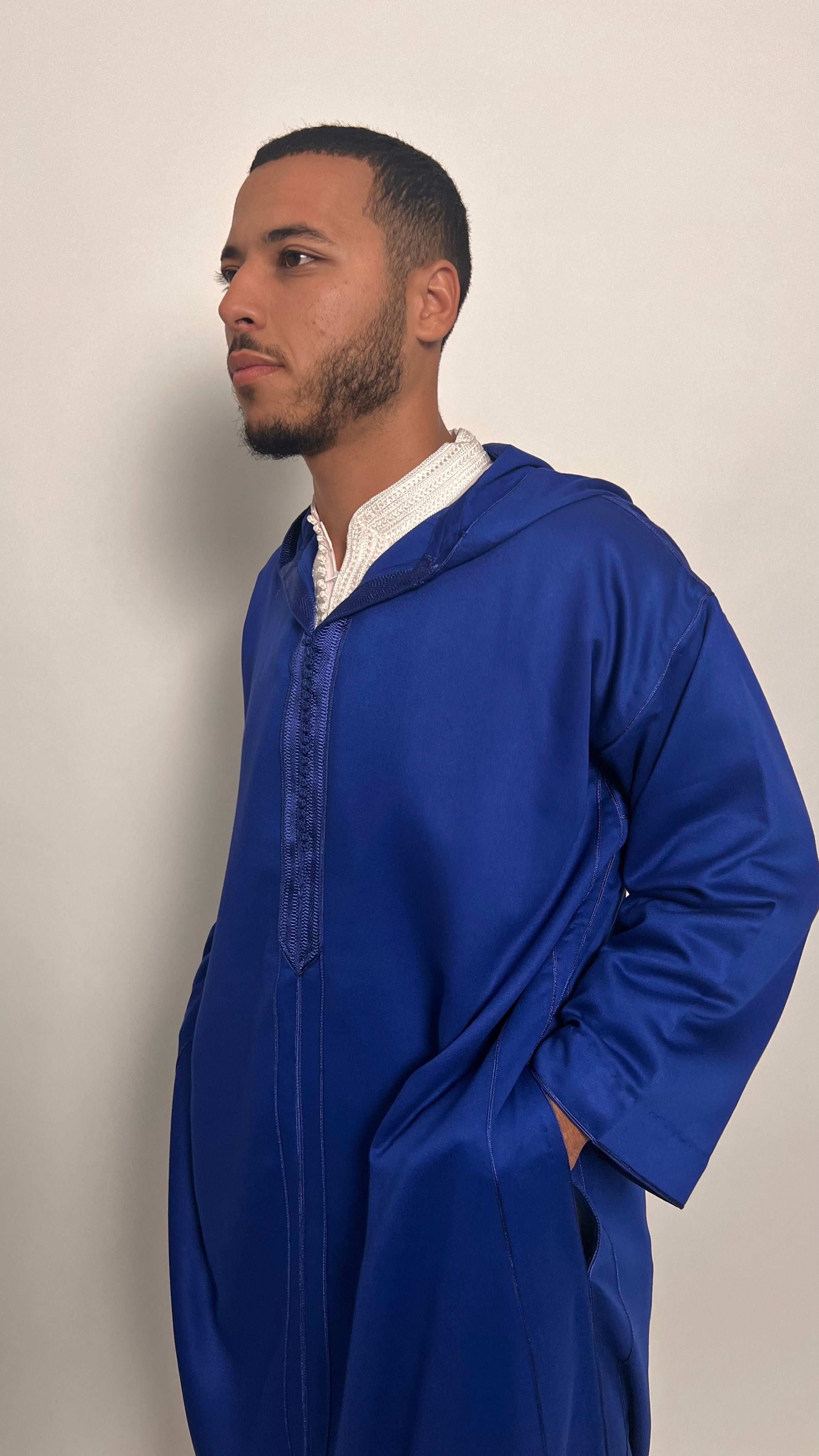 Djellaba discount homme bleu