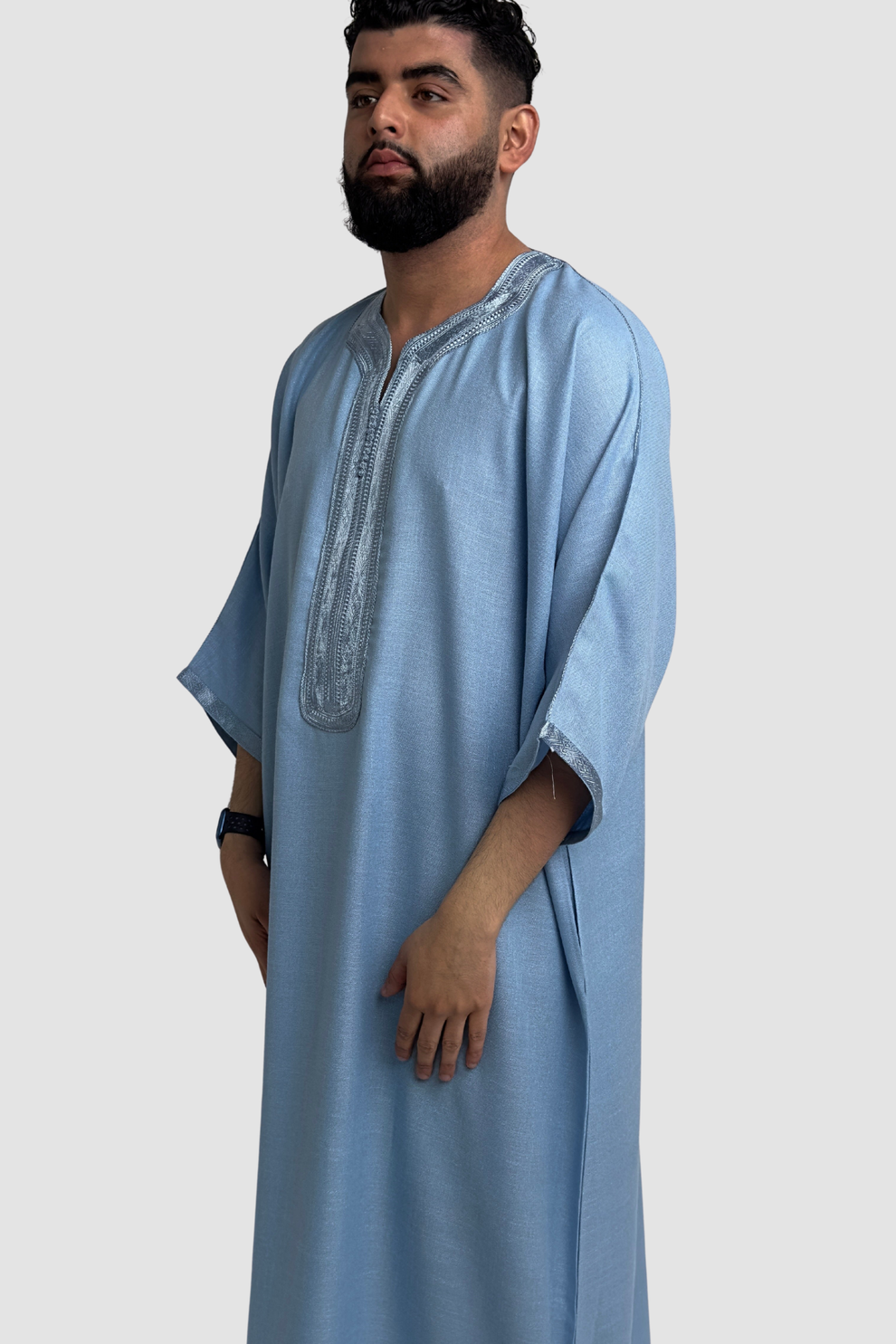 Linen Moroccan Thobe – Ihsaan Drip