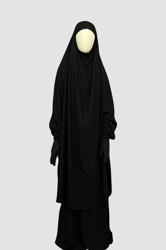2 Piece Crepe Jilbab