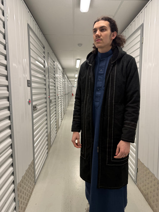 Black Farwa Coat