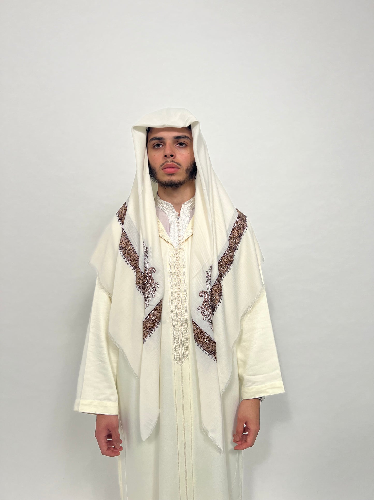 White Yemeni Shemagh W1