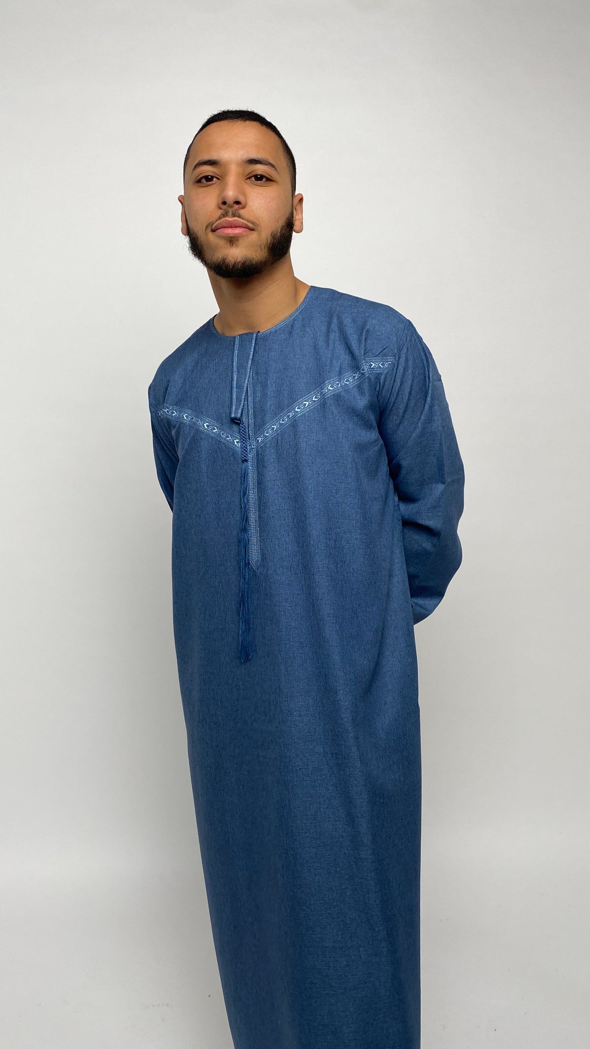 Midnight Blue Emirati Thobe