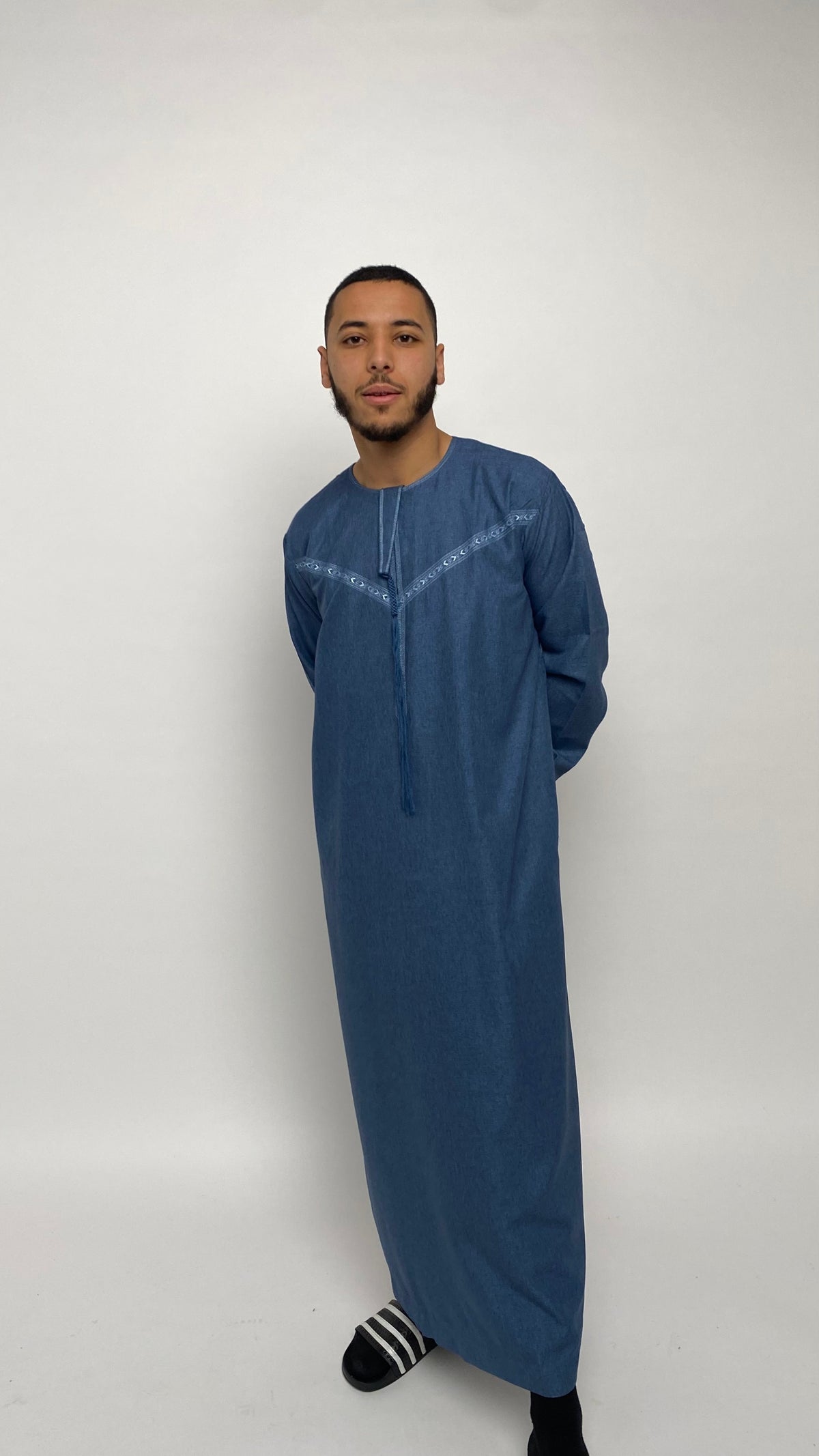 Midnight Blue Emirati Thobe