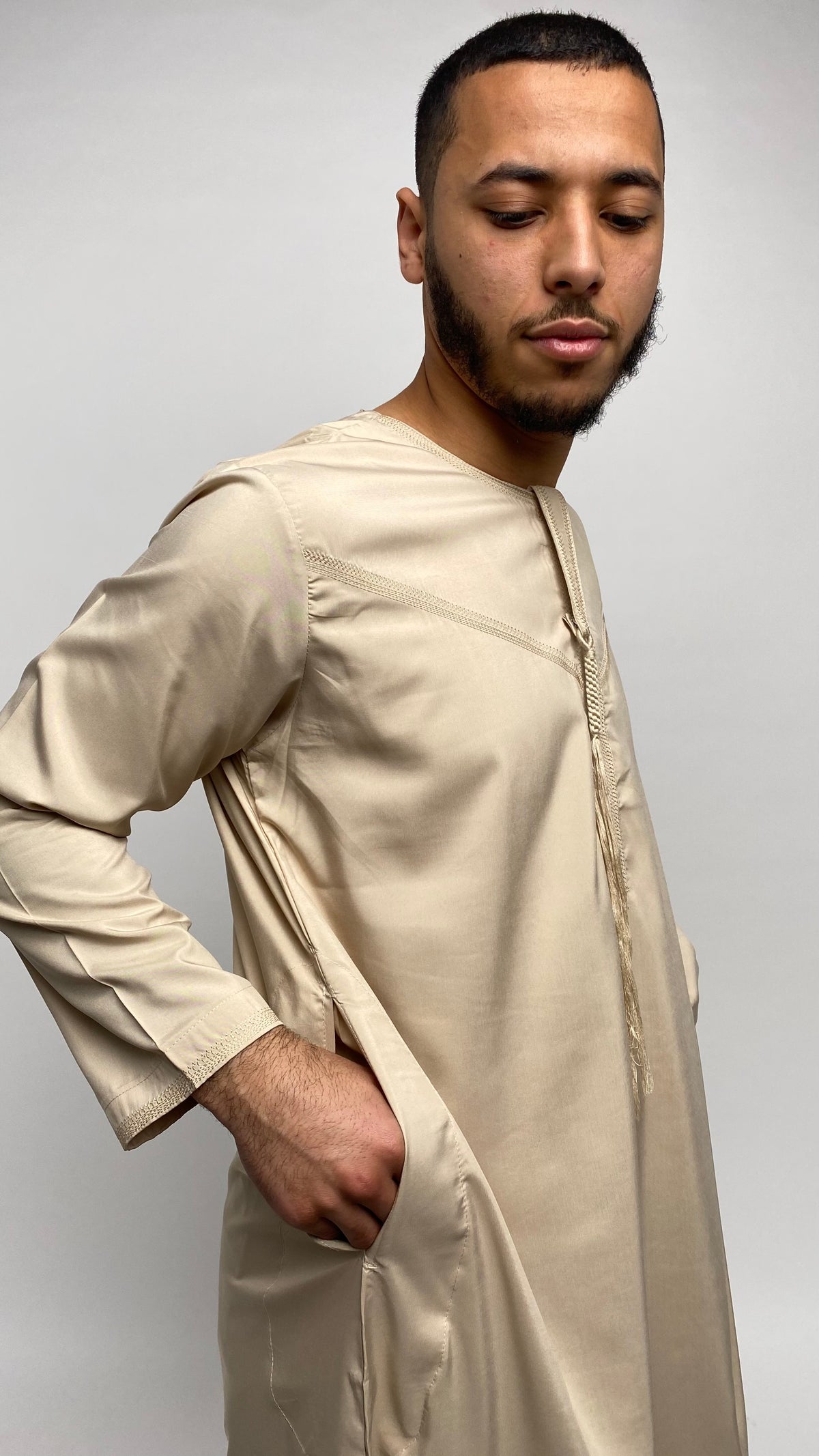 Sandy Beige Emirati Thobe